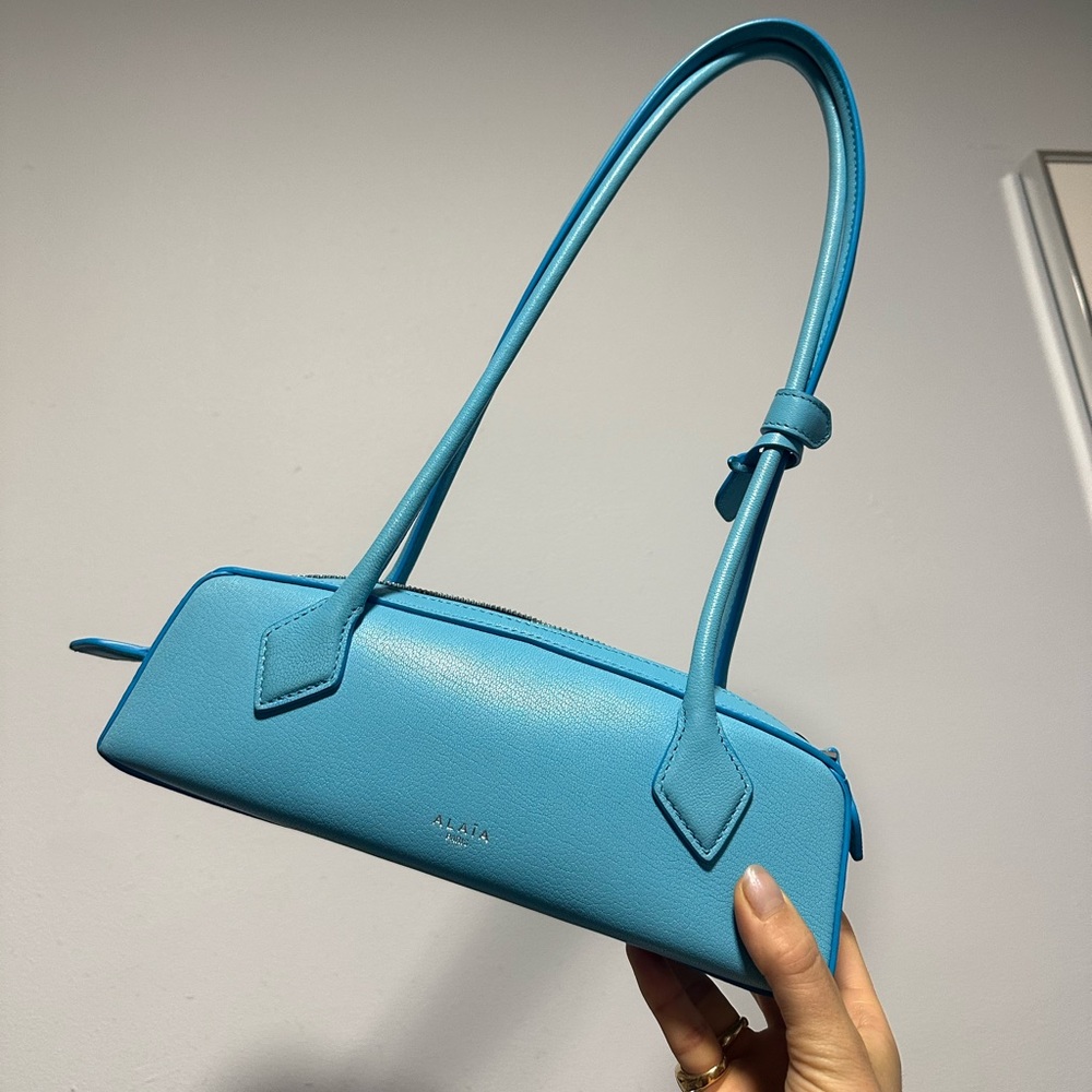 Alaïa Le Teckel in blue small